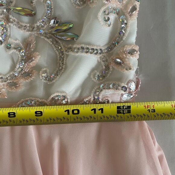 XSCAPE Beaded Maxi Dress Size 6 - Picture 5 of 12